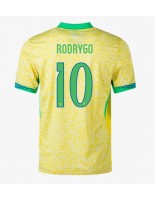 Brasilia Rodrygo Goes #10 Kotipaita Copa America 2024 Lyhythihainen